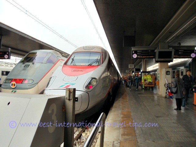 high speed train travel in Italy