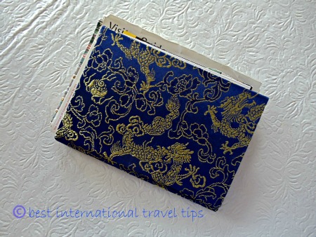 blue brocade mini book